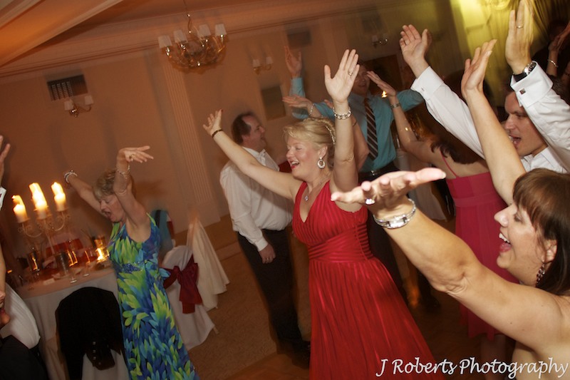 Dancing the YMCA - Party photography